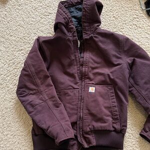Carhartt Deep Brown Hooded Jacket